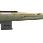 Ruger American Predator Rifle Gen II Green Splatter / Bronze 6MM ARC 22" Barrel