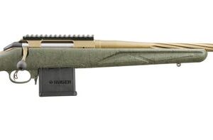 Ruger American Predator Rifle Gen II Green Splatter / Bronze 6MM ARC 22" Barrel