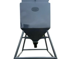 800lb Longhorn Outdoors LoBro Stand and Fill Broadcast Feeder