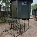 6ft Circular Krivoman Outdoors XLT Blind - Skid Tower