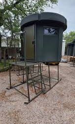 6ft Circular Krivoman Outdoors XLT Blind - Skid Tower