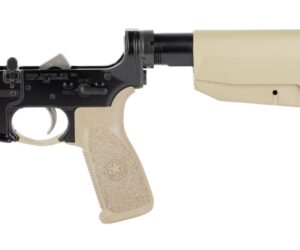 Bravo Company BCM CMPLT LWR W/STK MOD 0, FDE, Anodized Finish