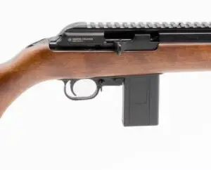 Chiappa M1 Carbine BushRanger 22 LR 10+1 22" Blued Threaded Barrel, Picatinny Rail Receiver, Walnut Fixed Stock
