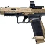 Canik TTI Combat Bronze 9mm 4.6" Barrel 18/21-Rounds w/ MeCanik MO3 Optic